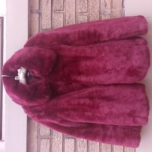 Liz Claiborne Luxurious Plush Faux Fur Jacket